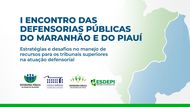 Defensorias do Maranhão e Piauí realizam encontro com foco na atuação defensorial em tribunais superiores