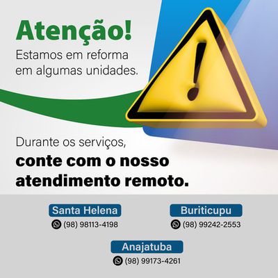 AVISO N�CLEOS EM OBRAS