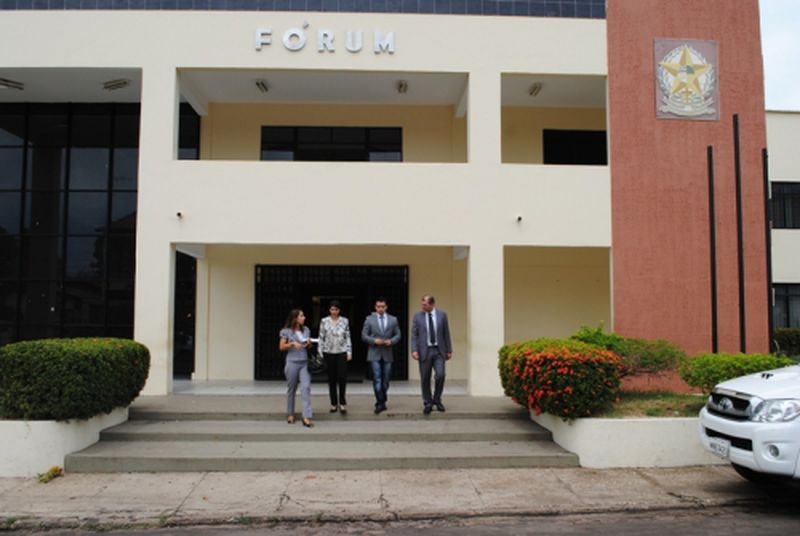 Reinauguração da sala da DPE no Fórum em Timon