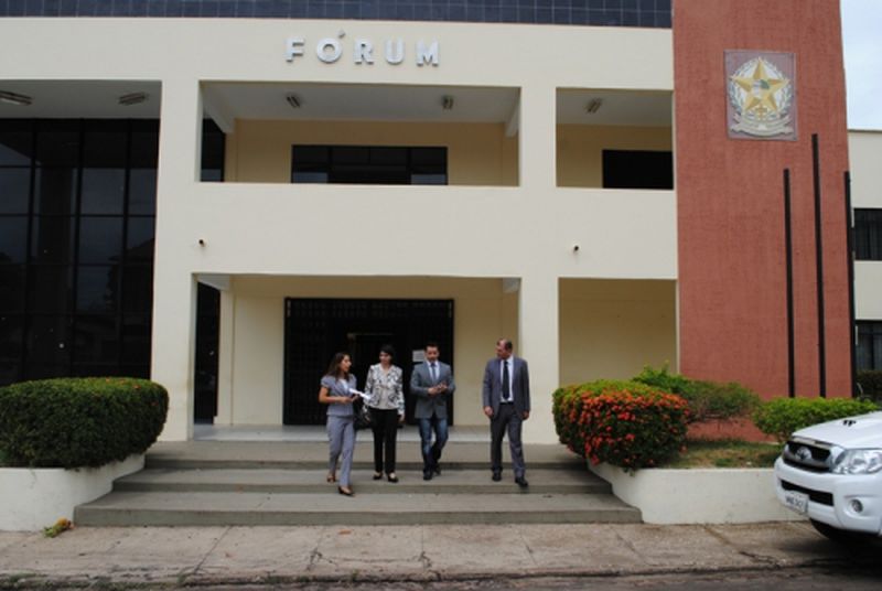 Reinauguração da sala da DPE no Fórum em Timon