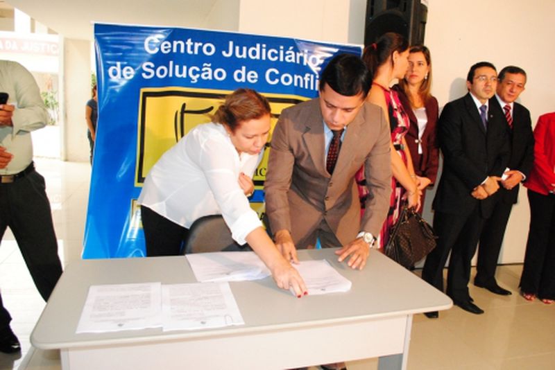 Inauguração do Centro Judiciário de Conciliação  