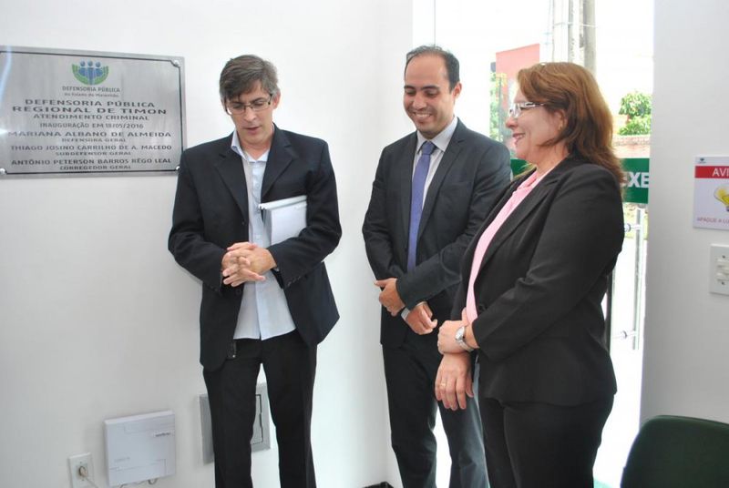 Inauguração de sala de atendimento criminal em Timon