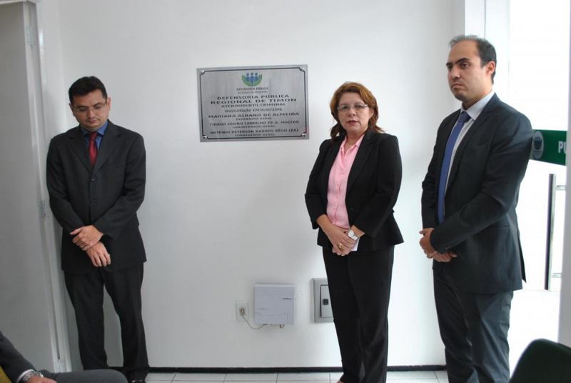 Inauguração de sala de atendimento criminal em Timon