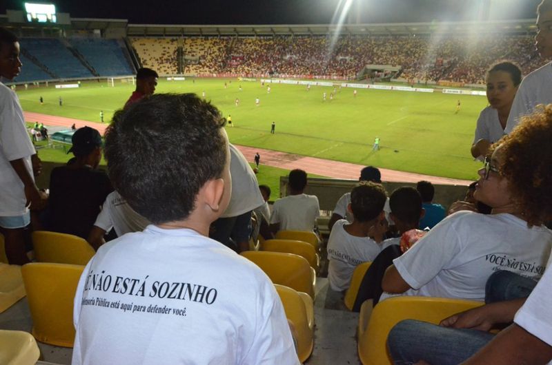 Ação projeto Torcedor Mirim