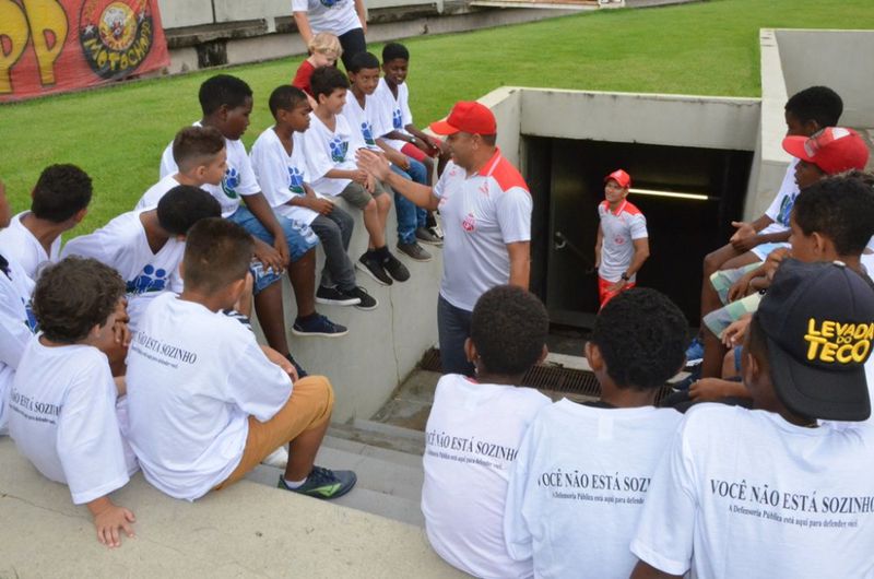 Ação projeto Torcedor Mirim 